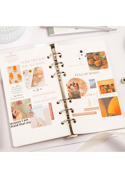 C Dimi 30 Sayfa Üç Izgara Şerit Ins Çıkartmalar Düşen Güneş Gölge Happy Hour Yapışkanlı Etiket Yaratıcı Scrapbooking Kırtasiye (Yurt Dışından)