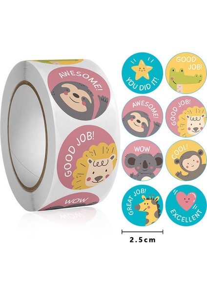 E(13)-100 Adet 100-500 Adet Çocuk Çıkartmaları Çocuklar Için Infantiles Haddeleme Hayvan Çıkartmaları Fotoğraflı Dekor Karikatür Çıkartmalar Sevimli Kırtasiye (Yurt Dışından)