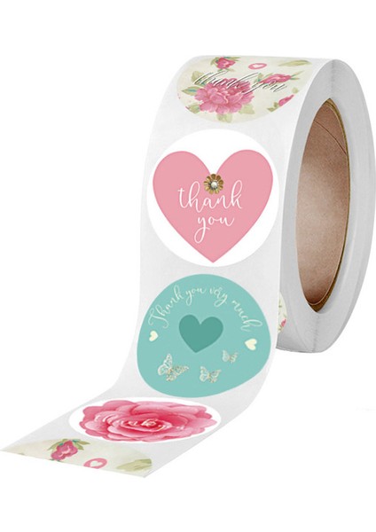 QY761-50 Adet 50-500 Adet Hediye Paketleme Mühür Doğum Günü Partisi Düğün Kaynağı Kırtasiye Etiket Aşk Şekilli Etiket Etiket Scrapbooking (Yurt Dışından)