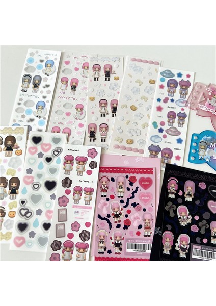 5 Adet Set Skysonıc Bobo Mercan Tam Set Serisi Dekoratif Çıkartmalar Tatlı Kız Alt Kore Kendi Başına Yap Çıkartma Dergisi Önemsiz Gündem Kırtasiye Kaynağı (Yurt Dışından) fiyatları