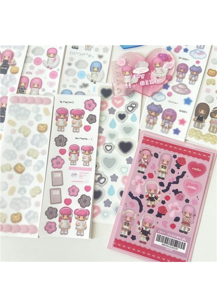 5 Adet Set Skysonıc Bobo Mercan Tam Set Serisi Dekoratif Çıkartmalar Tatlı Kız Alt Kore Kendi Başına Yap Çıkartma Dergisi Önemsiz Gündem Kırtasiye Kaynağı (Yurt Dışından) fırsatları