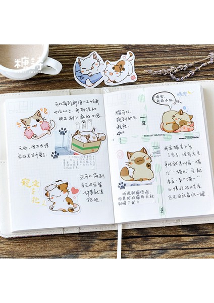 U 45 Adet/kutu Benim Kedı Yapmak Çıkartmalar Dekoratif Çıkartmalar Kırtasiye Çıkartmalar Scrapbooking Kawaii Dıy Günlüğü Etiket Kedi Çıkartmalar (Yurt Dışından) fırsatları