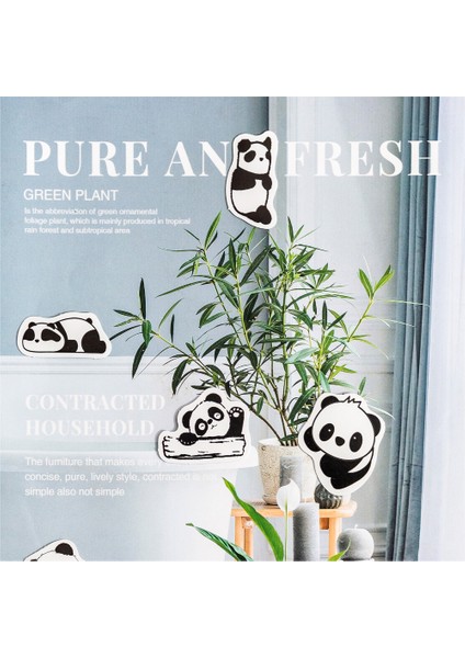 S19762-1 Mr.paper 45 Adet/kutu Sevimli Panda Çıkartmalar Karikatür Zengin Desen El Çizilmiş Çok Fonksiyonlu Dekoratif El Kitabı Kolaj Kırtasiye (Yurt Dışından) modelleri