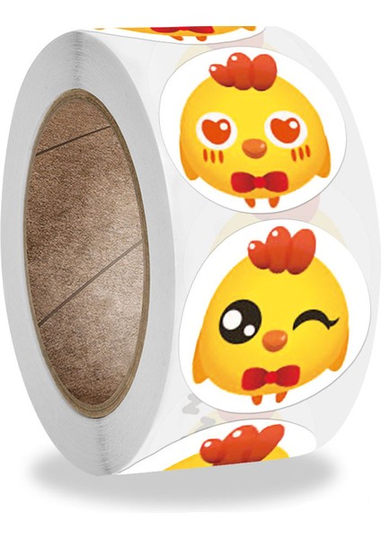 QY618-50 Adet 50-500 Adet Sevimli Civciv Hayvan Ifade Mini Kağıt Etiket Dekorasyon Diy Albümü Günlüğü Scrapbooking Etiket Etiket Kawaii Kırtasiye (Yurt Dışından) fiyatları