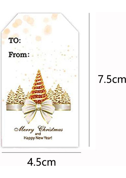 QY2184-300PCS 50-300 Adet Noel Hediyesi Çıkartmalar Etiketler Yapışkanlı Merry Christmas Etiketler 8 Tasarımlar Dikdörtgen Özel Şekil Noel Etiketleri (Yurt Dışından) modelleri