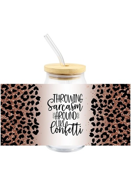 S114 Leopar Baskı Etiket Uv Dtf Transferi Moda Kadınlar Libby Gözlük Sarar Kutular Dıy Su Geçirmez Kullanımı Kolay Özel Çıkartmalar (Yurt Dışından) modelleri