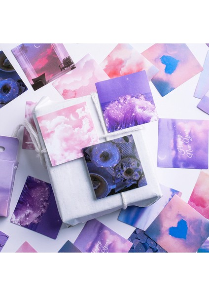 46 Adet 10/25/46 Adet Kawaii Mor Bulut Yapışkan Etiket Estetik Çocuk Dekorasyon Kırtasiye Scrapbooking Okul Malzemeleri Çocuklar Için (Yurt Dışından) modelleri