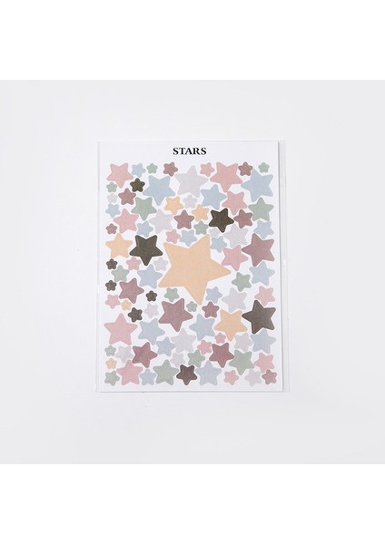 Stil 4 Renkli Dekoratif Renkli Kalp Şeklinde Yapışkanlı Etiket Sevimli Günlüğü Albümü Dekoratif Çıkartmalar Kırtasiye Etiket (Yurt Dışından)