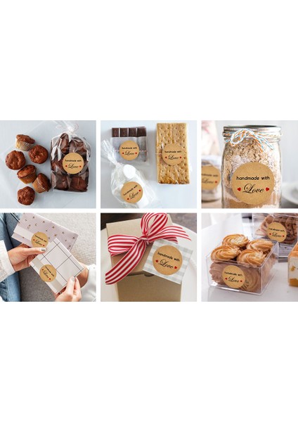 3.5cm Kraft Özel Çıkartmalar Yuvarlak Doğal Kraft El Yapımı Etiket Fırında Ambalaj, Konserve Kavanozları, Çerez Çantaları, Hediye Paketi Için Yapışkanlı Etiketler (Yurt Dışından) modelleri