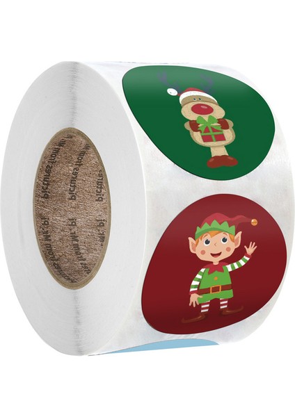 QY692-500PCS Yeni 50-500PCS 8 Tasarımlar Yapışkanlı Noel Hediyesi Isim Etiketleri Noel Çıkartmaları Mevcut Mühür Etiketleri Noel Çıkartmaları Hediye Paketi (Yurt Dışından)
