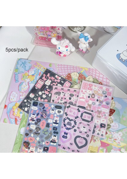 5 Adet Set Skysonıc Yeni Gündem Dergisi Çıkartmalar Tam Set Serisi Dekoratif Çıkartmalar Kawaii Kpop Idol Kart Albümü Etiket Kore Kırtasiye (Yurt Dışından)