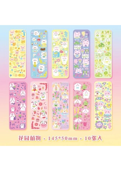 Bahçe Sevimli-10 Adet 10 Adet Kawaii Toploader Deco Çıkartmalar - Çeşitli Sevimli Karikatür Kore Tarzı - Her Satın Almada Rastgele Bir Gizli Hediye Alın! (Yurt Dışından)
