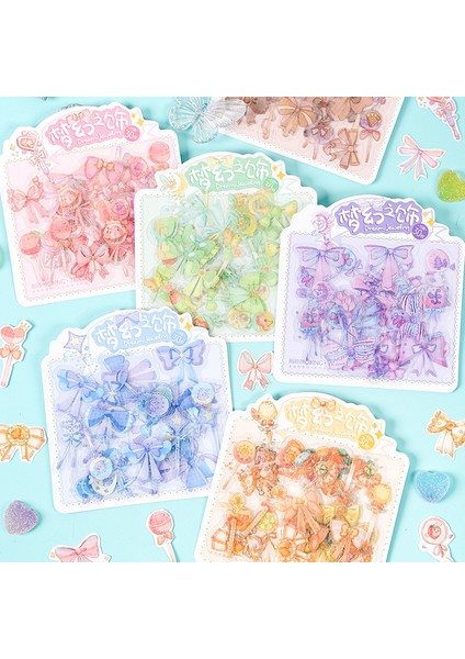 005 Dıy 30 Adet Rüya Sihirli Yay Değneklerini Kızlar Su Geçirmez Dekoratif Sanat Çıkartmaları (Yurt Dışından)