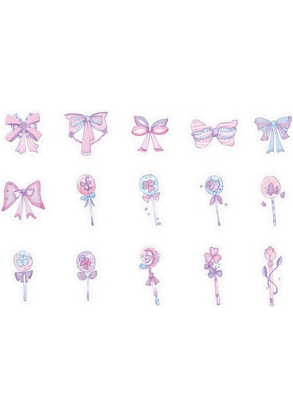 005 Dıy 30 Adet Rüya Sihirli Yay Değneklerini Kızlar Su Geçirmez Dekoratif Sanat Çıkartmaları (Yurt Dışından) fırsatları