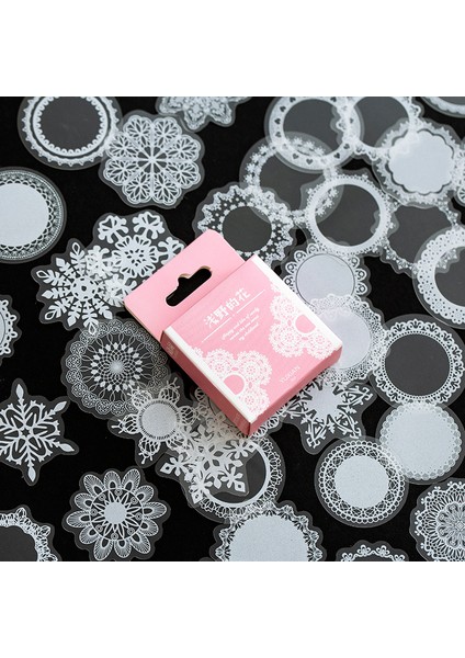 Bir Journamm 50 Adet/grup Dantel Serisi Mini Kutu Çıkartmalar Scrapbooking Önemsiz Dergisi Estetik Dekoratif Kırtasiye Sızdırmazlık Çıkartmalar (Yurt Dışından) modelleri