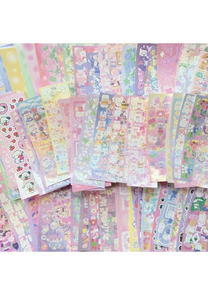 10 Adet 10 Adet/20 Adet/30 Adet Rastgele Etiket Paketi Lazer Dekoratif Kawaii Albümü Çıkartmalar Kore Kırtasiye Dıy Malzeme (Yurt Dışından)