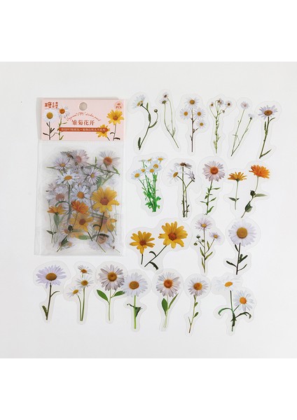 Mor Çiçek 40 Adet/paket Renkli Yaz Çiçek ve Bitkiler Günlüğü Dıy Dekorasyon Çıkartması Albüm Dizüstü Için (Yurt Dışından) fırsatları