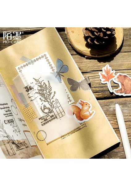 S 46 Adet/paket Sonbahar Orman Partisi Yapışkanlı Kendin Yap Çıkartmalar Dekoratif Albüm Günlüğü Sopa Etiket Dekor Kırtasiye Çıkartmalar (Yurt Dışından) indirimleri