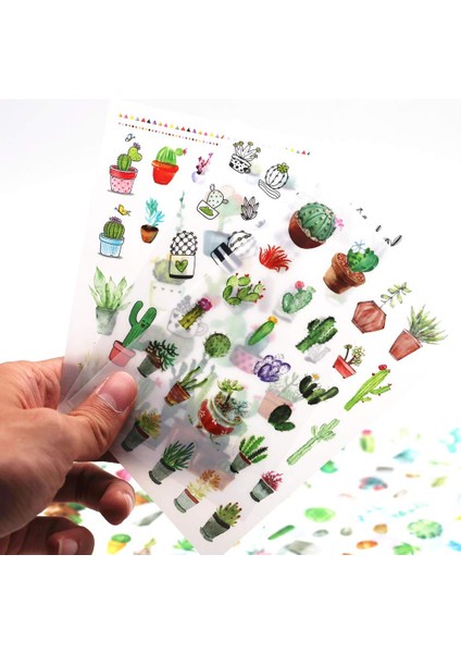 T Sevimli Molang Tavşan Karikatür Hayvanlar Etiket Pvc Karikatür Çıkartmalar Günlüğü Etiket Karalama Defteri Dekorasyon Kırtasiye Çıkartmalar (Yurt Dışından) indirimleri