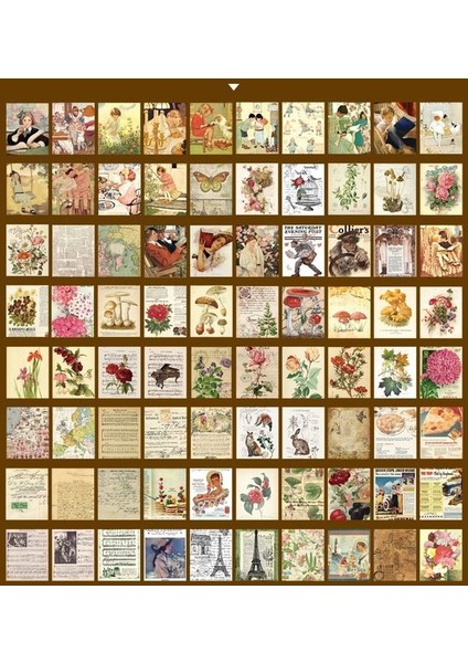 400 Yaprak 400 Adet Vintage Karalama Defteri Malzeme Kağıt Paketi Sanat Boyama Diy Dekorasyon Scrapbooking Planlayıcısı Dergisi Günlüğü Vintage Kolaj (Yurt Dışından)