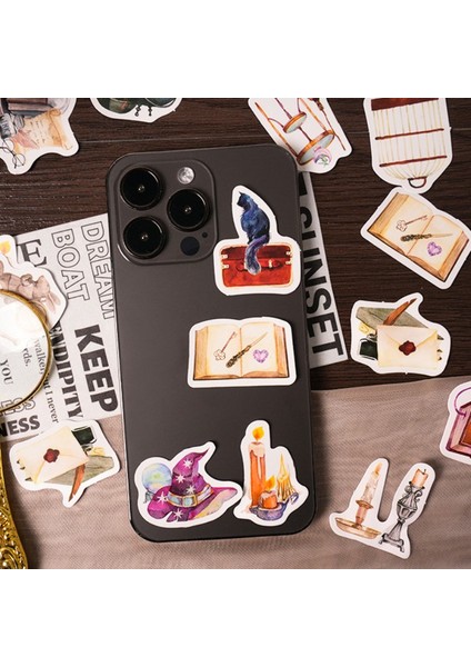 Motarro 46 Adet/kutu Sevimli Kawaii Sihirli Serisi Estetik Çıkartmalar Dekoratif Albüm Günlüğü Kağıt Çıkartmalar Öğrenci Kırtasiye (Yurt Dışından) modelleri