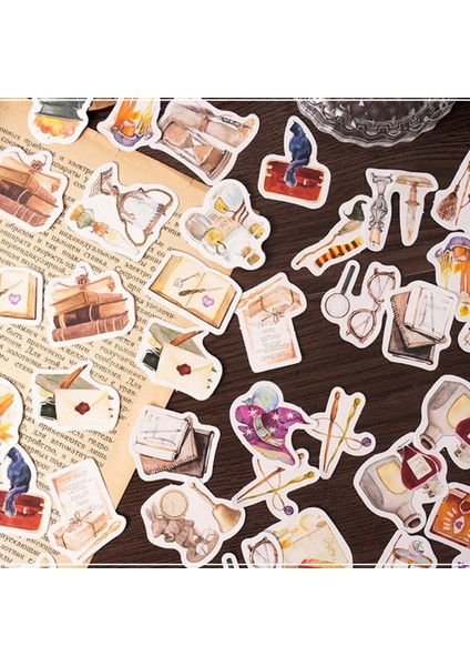 Motarro 46 Adet/kutu Sevimli Kawaii Sihirli Serisi Estetik Çıkartmalar Dekoratif Albüm Günlüğü Kağıt Çıkartmalar Öğrenci Kırtasiye (Yurt Dışından) indirimleri