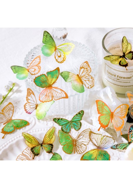 S18728-4 Bay Kağıt 6 Tarzı 30 Adet/torba Vintage Hayvan Pet Etiket Yaratıcı Güzellik Kelebek El Hesabı Dekoratif Kırtasiye Etiket (Yurt Dışından) fırsatları