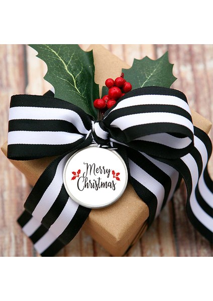 QY1512-500PCS 100-500 Adet Merry Christmas Çorap Ağacı Etiket Çıkartmaları Hediye Kartı Paketi Sarma Festivali Parti Pişirme Küçük Işletme 1 Inç (Yurt Dışından) modelleri