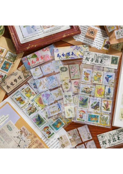 Bir Mohamm 2 Sayfa Vintage Gazete Damgalama Pet Su Geçirmez El Kitabı Etiket Malzemeleri (Yurt Dışından) modelleri