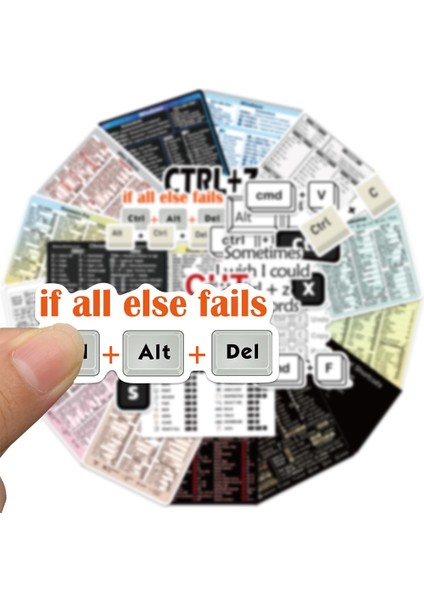 30 Adet 30 Adet Excelword Bilgisayar Kısayolları Çıkartmalar Karalama Defteri Ipad Dizüstü Kırtasiye Etiket Scrapbooking Malzeme Zanaat Malzemeleri (Yurt Dışından) indirimleri