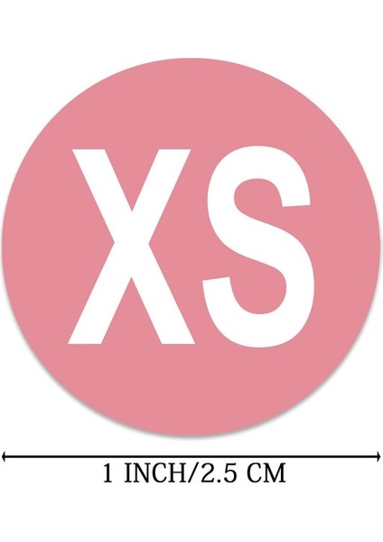 300 Adet 100-500 Adet 1 Boyut 2.5cm Boyut Işaretleyici Yapışkan Yapışkan Etiket Giyim Boyutu Xs S M L Xl Xxl Xxxl Etiket Etiket (Yurt Dışından)