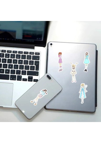 10 Adet-Rastgele 10/58 Adet Moda El-Boyalı Kız Etiket Dıy Scrapbooking Dergisi Kolaj Albümü Karakterler Giyim Dekorasyon Çıkartmaları (Yurt Dışından) fırsatları