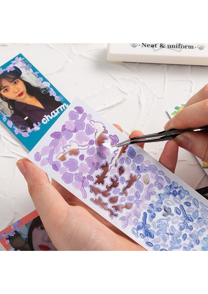 H Mohamm 1 Sayfalık Parlak Renkli Ağaç Dekoratif Çıkartmalar Dıy Fotoğraf Albümleri Kolaj Yaratıcı Malzeme Sanat Zanaat Planlamacılar (Yurt Dışından) modelleri