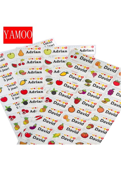 69 Adet 28X13MM 69 Adet Dinozor Desen Özel Ad Etiket Çok Renkli Su Geçirmez Kişisel Etiket Çocuk Karalama Defteri Okul Kırtasiye Seti Sopa (Yurt Dışından)