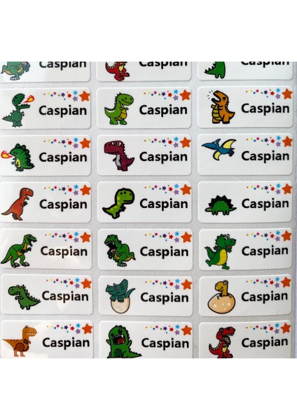 69 Adet 28X13MM 69 Adet Dinozor Desen Özel Ad Etiket Çok Renkli Su Geçirmez Kişisel Etiket Çocuk Karalama Defteri Okul Kırtasiye Seti Sopa (Yurt Dışından) fırsatları