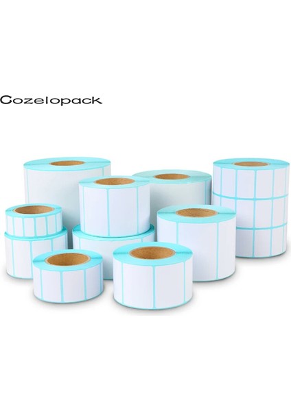 30X20MM-700 Adet 19 Boyutları Etiket Çıkartmaları Barkod Yapışkan Etiket Zebra Kağıt Yapışkanlı Etiket Süpermarket Boş Etiket (Yurt Dışından)