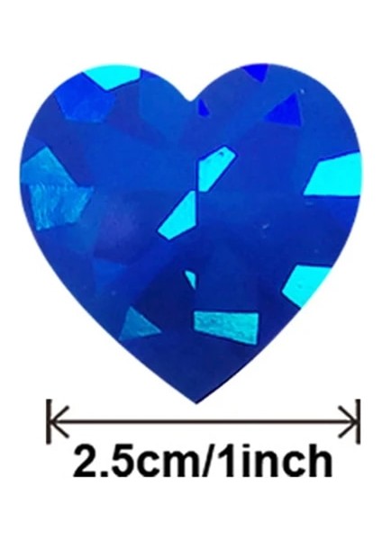 QY1992-300PCS 100-500PCS Sevgililer Günü Kırtasiye Etiket Aşk Gökkuşağı Etiket Kalp Şekli Scrapbooking Hediye Paketleme Parti Düğün Etiketleri (Yurt Dışından) modelleri