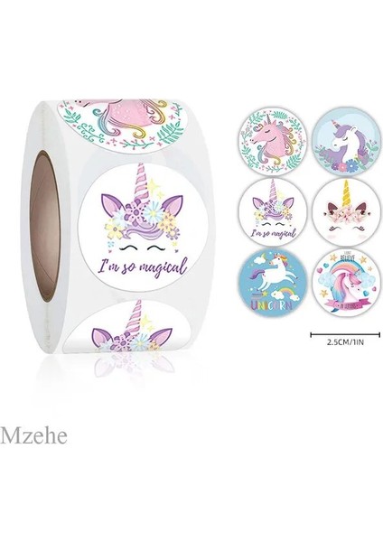 O 50 Adet 50-500 Adet 1 Inç Yuvarlak Karikatür Oyuncaklar Hayvan Çıkartmaları Çocuklar Için Öğretmen Ödül Teşvik Etiket Ofis Kırtasiye Çocuklar Için (Yurt Dışından)