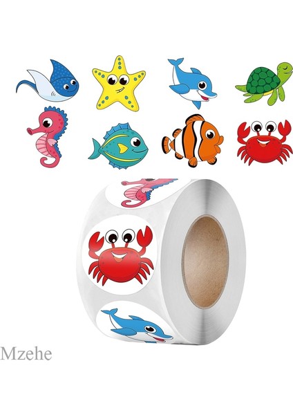 O 50 Adet 50-500 Adet 1 Inç Yuvarlak Karikatür Oyuncaklar Hayvan Çıkartmaları Çocuklar Için Öğretmen Ödül Teşvik Etiket Ofis Kırtasiye Çocuklar Için (Yurt Dışından) fırsatları