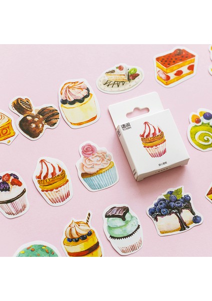 Gösterildiği Gibi 50 Adet Kek Kahve Öğleden Sonra Çay Kağıt Çıkartmalar Su Bardağı Kırtasiye Için Kawaii Kağıt Çıkartmalar Diy Scrapbooking Günlüğü Albümü Çıkartması (Yurt Dışından) fiyatları