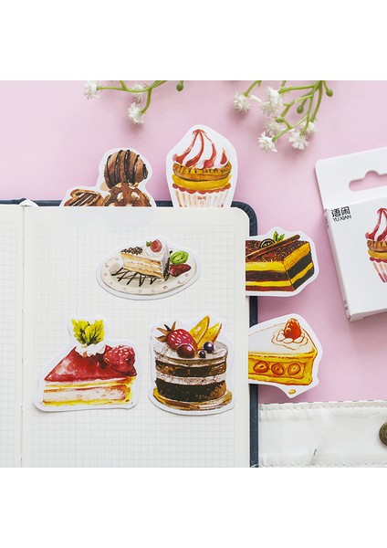 Gösterildiği Gibi 50 Adet Kek Kahve Öğleden Sonra Çay Kağıt Çıkartmalar Su Bardağı Kırtasiye Için Kawaii Kağıt Çıkartmalar Diy Scrapbooking Günlüğü Albümü Çıkartması (Yurt Dışından) modelleri