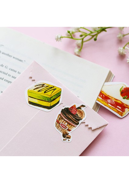 Gösterildiği Gibi 50 Adet Kek Kahve Öğleden Sonra Çay Kağıt Çıkartmalar Su Bardağı Kırtasiye Için Kawaii Kağıt Çıkartmalar Diy Scrapbooking Günlüğü Albümü Çıkartması (Yurt Dışından) indirimleri