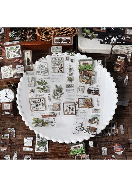 Stil 6 6 Adet Pet Çıkartmalar Kristal Mürekkep Dekoratif Malzeme Retro Scrapbooking Dıy Günlüğü Planlayıcısı Dergisi Okul Kırtasiye Malzemeleri (Yurt Dışından) fiyatları