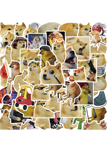 50 Adet 10/50 Adet Buff Doge Çıkartmalar Su Geçirmez Çıkartma Dizüstü Motosiklet Bagaj Snowboard Buzdolabı Araba Pegatinas 2022 (Yurt Dışından) fırsatları