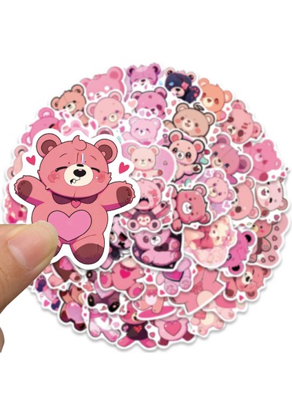 50 Adet 10/50 Adet Pembe Ayı Çıkartmaları Karikatür Çıkartmalar Dıy Bagaj Telefonu Gitar Dizüstü Buzdolabı Graffiti Komik Etiketler Çıkartmaları Çocuklar Için (Yurt Dışından) modelleri