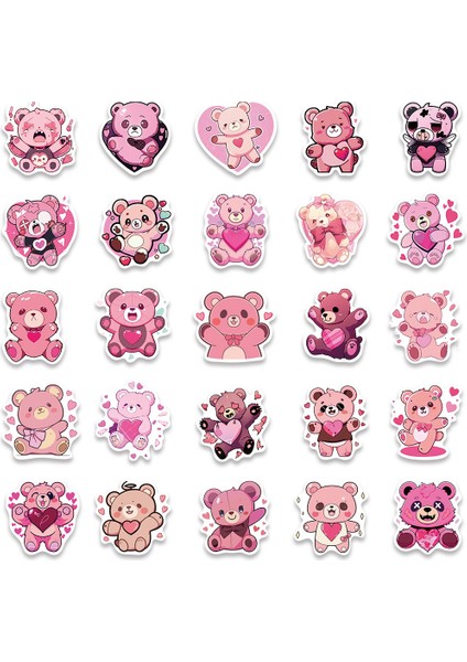 50 Adet 10/50 Adet Pembe Ayı Çıkartmaları Karikatür Çıkartmalar Dıy Bagaj Telefonu Gitar Dizüstü Buzdolabı Graffiti Komik Etiketler Çıkartmaları Çocuklar Için (Yurt Dışından) fırsatları