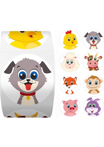 QY843-50PCS 50-500PCS Sevimli Panda Hayvanlar Çıkartmalar Çocuklar Için Çocuk Okul Teşvik Öğrencileri Oyunları Oyuncak Ödül Etiketleri Çıkartmalar (Yurt Dışından)
