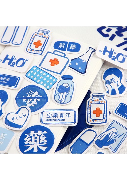 Stil 9 Yıldız Okyanus Dekoratif Kırtasiye Mini Çıkartmalar Seti Scrapbooking Dıy Günlüğü Albümü Sopa Etiket (Yurt Dışından) modelleri