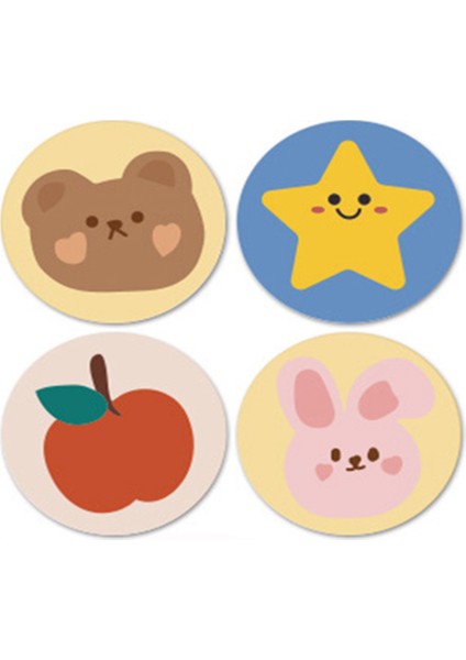 QY2284-300PCS 100-500PCS Çocuk Karikatür Hayvan Çıkartmaları Bebek Çıkartmaları Anaokulu Ilham Verici Küçük Kırmızı Çiçek Ödül Çıkartmaları (Yurt Dışından) fırsatları