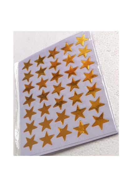 Altın 10 Yaprak/paket Yıldız Serisi Dekoratif Çıkartmalar Dıy Kırtasiye Kağıt Sopa Etiket Scrapbooking Albümü Günlüğü Dekorasyon (Yurt Dışından)